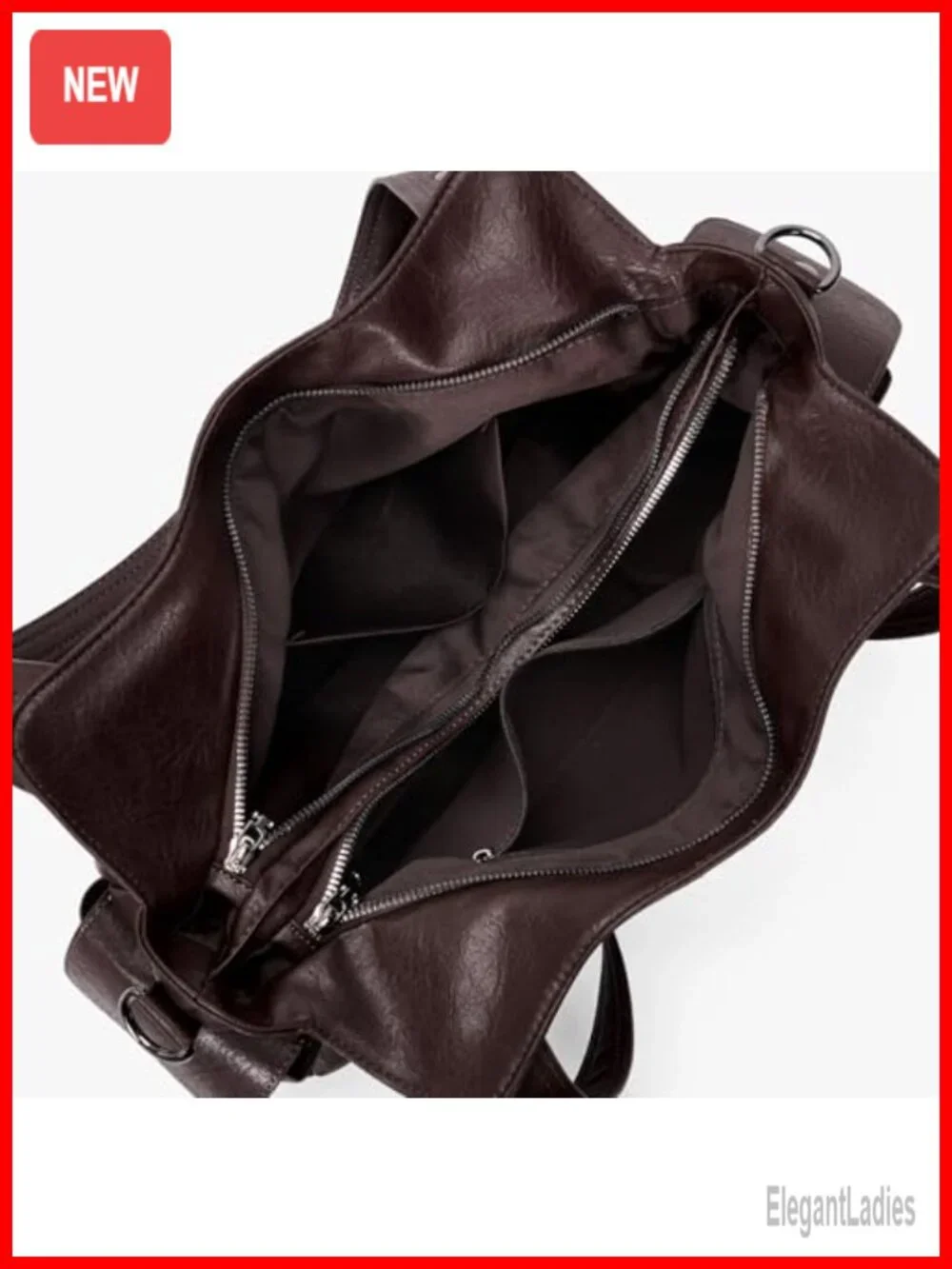 Slouchy Hobo Shoulder Bag Faux Leather Tote Crossbody Y2k Satchel